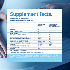 Gomitas <span class=keywords><strong>de</strong></span> Fertilidad para Mujeres OEM con Folato |   60 Sabores <span class=keywords><strong>a</strong></span> Fresa |   Suplemento Dietético para <span class=keywords><strong>el</strong></span> Apoyo del Bienestar Hormonal y Reproductivo - Product Image 6