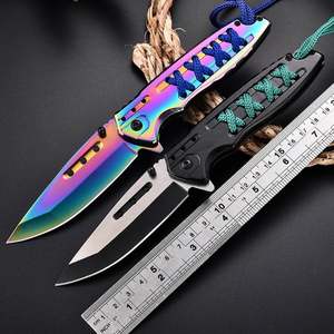 2024 New Arrival Customized Stainless Steel Portable Fashion Design Pocket Camping <b>Knife</b> Grade OEM Supported <b>Boxed</b> for Outdoor - Product Image 1