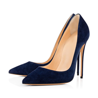 Escarpins à talons hauts pour femmes, chaussures à design personnalisé, vert et blanc, vente en usine, prix d'usine