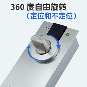 Charnière de porte en verre robuste Kaishengxi à ressort de sol dissimulé, capacité 80-400 kg, ouverture 1300 mm - Product Image 4