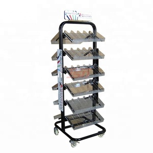 Cửa hàng dây kim loại thiết lập dao kéo hiển thị đứng, muỗng nĩa đồ ăn hiển thị kệ giá - Product Image 5