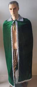 Mantello da Re <span class=keywords><strong>Verde</strong></span> Scuro per Adulti, Costume di Halloween CAPE-0009 - Product Image 4