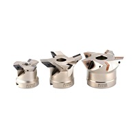 Tête de fraiseuse à queue d'aronde indexable CNC VCMR45 D50/63mm pour plaquettes en carbure VCMT