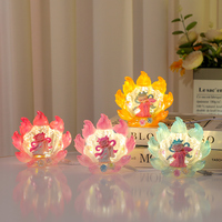 Nouvelle décoration créative LED renard à neuf queues en résine, à brancher, pour salon, chambre, bureau, cadeau de festival pour filles