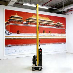 新型 LC-A2 快速固化型 UV 喷墨打印机，适用于墙面打印机，配有 I1600 打印头，适用于壁纸管和票据 - Product Image 1