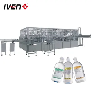 100-500ml PP şişe yapma yıkama dolum sızdırmazlık paketleme üretim hattı anahtar teslimi proje tesisi IV sıvı 0.45naCl