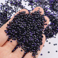 Perlas de Burbuja 3D Brillantes al por Mayor, Perlas Redondas de Poliéster de 2 mm, Purpurina para Manualidades con Resina, Decoraciones Navideñas