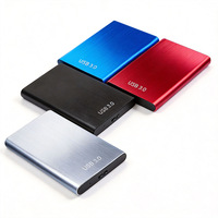 Hard Drive Portabel Komputer Baru 2TB Penyimpanan 7200 RPM USB 3.0 Cangkang Logam Drive Gaming 8MB Cache 2.5" Termasuk Paket