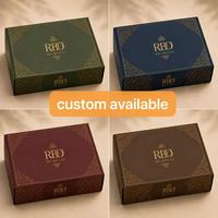 Boîte d'emballage alimentaire personnalisée avec insert amovible pour compartiments de dattes, baklava, chocolat, pâtisseries, noix, snacks, gâteaux, desserts