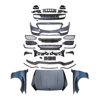 Kit de carrosserie de conversion style AMG63 pour Mercedes-Benz Classe C W205 en C63 2015-2018 Pare-chocs avant Kit carrosserie W205 C63
