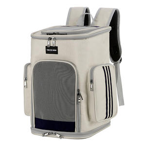 <b>Cute</b> Dog Animal Luxury Pet Carrier Breathable Mesh Backpack Zipper Made Oxford Nylon for Small Animals Outdoor Travel Take-Out - Product Image 2