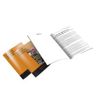 Brochures, dépliants, menus, catalogues imprimés offset sur papier d'art A3/A4/A5 personnalisés à bas prix avec reliure spirale