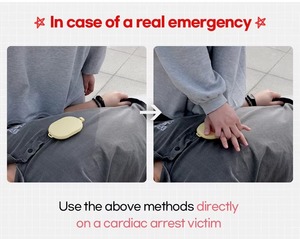 First Aid Kit Chest Compression Practice Aid CPR Education <b>Trainer</b> Heartpush CPR Training Device First Aid Training Kit - Product Image 6