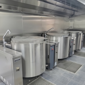 Olla de Cocina Comercial de 300L con Ahorro de Energía, Olla Basculante para Cocina Industrial y Comercial - Product Image 3