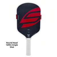 Raket Pickleball Desain Baru 2026 Tanpa Bingkai Sarang Lebah 16mm Ekstra Tebal Gen 5 Serat Karbon T700 Thermoformed Pro Player OEM