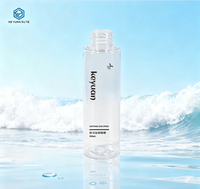Flacon pulvérisateur cosmétique transparent en plastique de 100 ml en gros pour le maquillage avec pompe pulvérisatrice à brume
