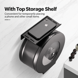 Stainless Steel Jumbo Roll Toilet <b>Paper</b> Dispenser Wall Mounted Lockable <b>Tissue</b> Holder for Commercial Restroom Hotel Bathroom - Product Image 5