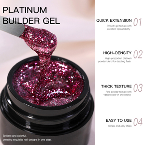 Geles Duros sin Calor sin HEMA/TPO, Gel Constructor 1kg, <span class=keywords><strong>para</strong></span> <span class=keywords><strong>Uñas</strong></span> de Construcción en Tarro de Vidrio - Product Image 5