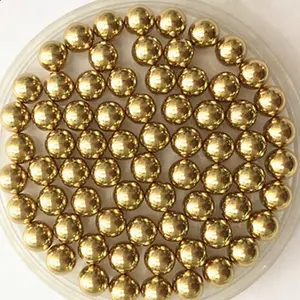 Perle en laiton boule de sphères en laiton poli miroir de haute qualité