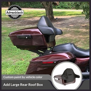 Caja Trasera Grande Personalizada para Harley-Davidson Road King Glide, Caja Trasera para Road King - Product Image 3