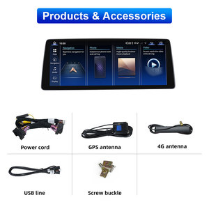 F39 F49 X1 EVO 2018 Prise en charge des fonctions d'origine de la voiture Écran 2K de 10,25''/12,8'' avec système de mise à jour en ligne OTA 8 cœurs - Product Image 3