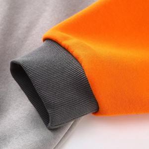 OEM Customized Breathable Waterproof Ski Suit Casual Outdoor <b>Hoodie</b> Jacket and Ski <b>Hoodie</b> for Skiing and Snow Sports GREY/<b>ORANGE</b> - Product Image 5