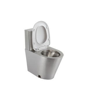 WC à deux pièces en acier inoxydable, à poser au sol, prix attractif, populaire en Chine, pour les prisons et les cellules de prison - Product Image 3