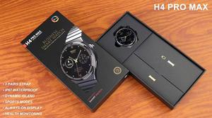 NEW ARRIVAL H4 Pro MAX <strong>Smart</strong> <strong>Watch</strong> with NFC Electronic Payment IP67 Waterproof Magnetic Charging 3 Straps Unisex Business - Product Image 3