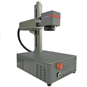 Mesin penanda laser serat 20W 30W, untuk baja tahan karat