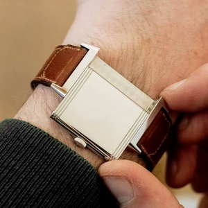 Reloj de Mujer 2025 con Caja Cuadrada Reversible, Correa de Cuero Genuino Marrón Unisex, Cristal de Zafiro, Resistente al Agua 50M, Reloj de Moda - Product Image 6