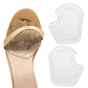 Cuscinetti Metatarsali in Gel Morbido Trasparente <span class=keywords><strong>per</strong></span> Donne, Supporto <span class=keywords><strong>Antiscivolo</strong></span> <span class=keywords><strong>per</strong></span> l'Alluce e il Punta del Piede, Sollievo dal Dolore <span class=keywords><strong>per</strong></span> <span class=keywords><strong>Tacchi</strong></span> Alti - Product Image 5