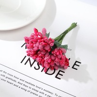 Ensemble de 12 bouquets de fleurs artificielles, fleurs de mariée DIY, accessoires photo, fleurs en mousse, étamines