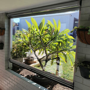 Stores extérieurs motorisés par <span class=keywords><strong>rideau</strong></span> en PVC en aluminium imperméable futé automatique de voie de fermeture éclair - Product Image 2