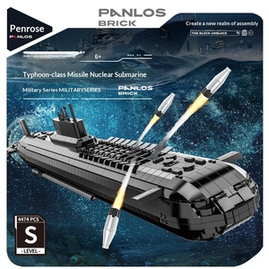 Panlos 628020 Zweiter Weltkrieg 941-Klasse Typhoon-Klasse Raketen-Nuklear-U-Boot Schwieriges Montagemodell Grenzüberschreitende Spielzeuge - Product Image 1