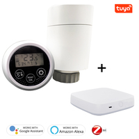 Termostato Inteligente Inalámbrico WiFi Zigbee 3.0, Programable Semanalmente, Control Termostático Automático, Múltiples TRV a través de Zigbee