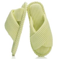 Pantoufles en coton festives pour femmes, imprimé flocon de neige, antidérapantes, semelle souple, pour l'intérieur