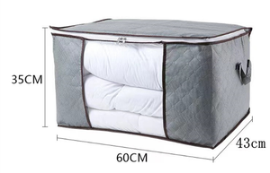 King couette couette sac de rangement haute qualité pliable tissu anti-poussière minimaliste conception sous le lit vêtements organisation boîte - Product Image 2