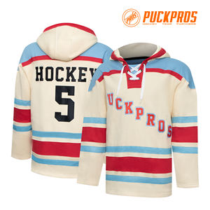 Sudaderas de Hockey sobre Hielo de Algodón con Diseño Personalizado, Impresión por Transferencia de Calor, Ropa Deportiva Unisex Resistente al Viento - Product Image 2