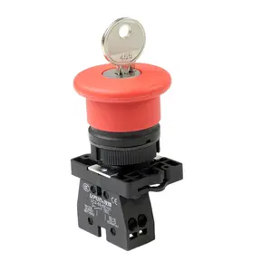 UC2-E9 E-Stop Emergency Stop Push Button Switch Waterproof Stop Switch Plastic Code Key Switches