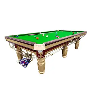 Toptan standart Chaoli 10 ft çelik yastıkları ve aksesuarları ile Riley Snooker havuzu bilardo masa