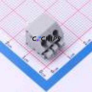 DB250A-3.5-3P-GY Spring Terminal Block Through hole Component (THT),P=3.5mm Connector 1x3P 3.5mm Gray 3P - Product Image 1
