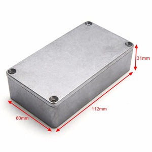 Stomp Box Gitarren effekt pedale aus Aluminium druckguss Gehäuse Hammond 1590BB A LB XX DD Musik instrumenten koffer