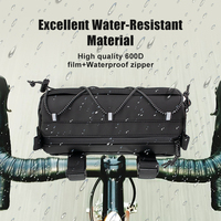Sacs de guidon de vélo personnalisés en nylon imperméable et durable pour le voyage en montagne