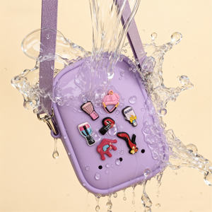 Sıcak Satış Tek Omuz Çantası 2026 Yeni Sonbahar DIY Charm'lı Silikon El Çantası Büyük Kapasiteli Kadın Cep Telefonu Omuz Çantası - Product Image 6