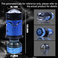 Vente en gros Projecteur laser Biled lentille h4 Led 360 degrés Led projecteur h4 ampoule Led Biled lumière pour moto projecteurs H4 Led