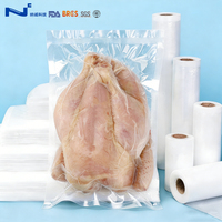 Sacs sous vide transparents thermoscellables, qualité alimentaire commerciale, écologiques, haute barrière, pour l'emballage de viande, poulet et aliments surgelés