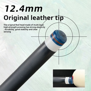 Taco de billar de fibra de carbono premium <span class=keywords><strong>CRICAL</strong></span> con tecnología 1/2 Hit, estilo chino para bolas 8 y 9, varilla privada de 12.5mm - Product Image 4