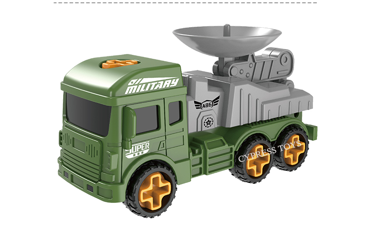 Wholesale Creative Military DIY Assembly Car Toys Take Apart Truck Toys