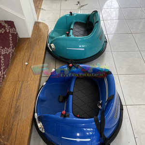 Coche Eléctrico de Choque 6V Azul Rojo Blanco Amarillo para Niños Pequeños, Juguete Eléctrico con Giro 360° para Niños - Product Image 6