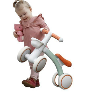 Vente en gros Vélos d'équilibre pour enfants Bébé tout-petit pas de pédale 4 roues siège réglable cadeau - Product Image 6